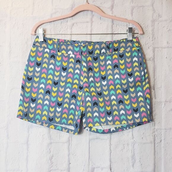 MODBE Chino-Style Patterned Shorts 6 - Picture 1 of 9